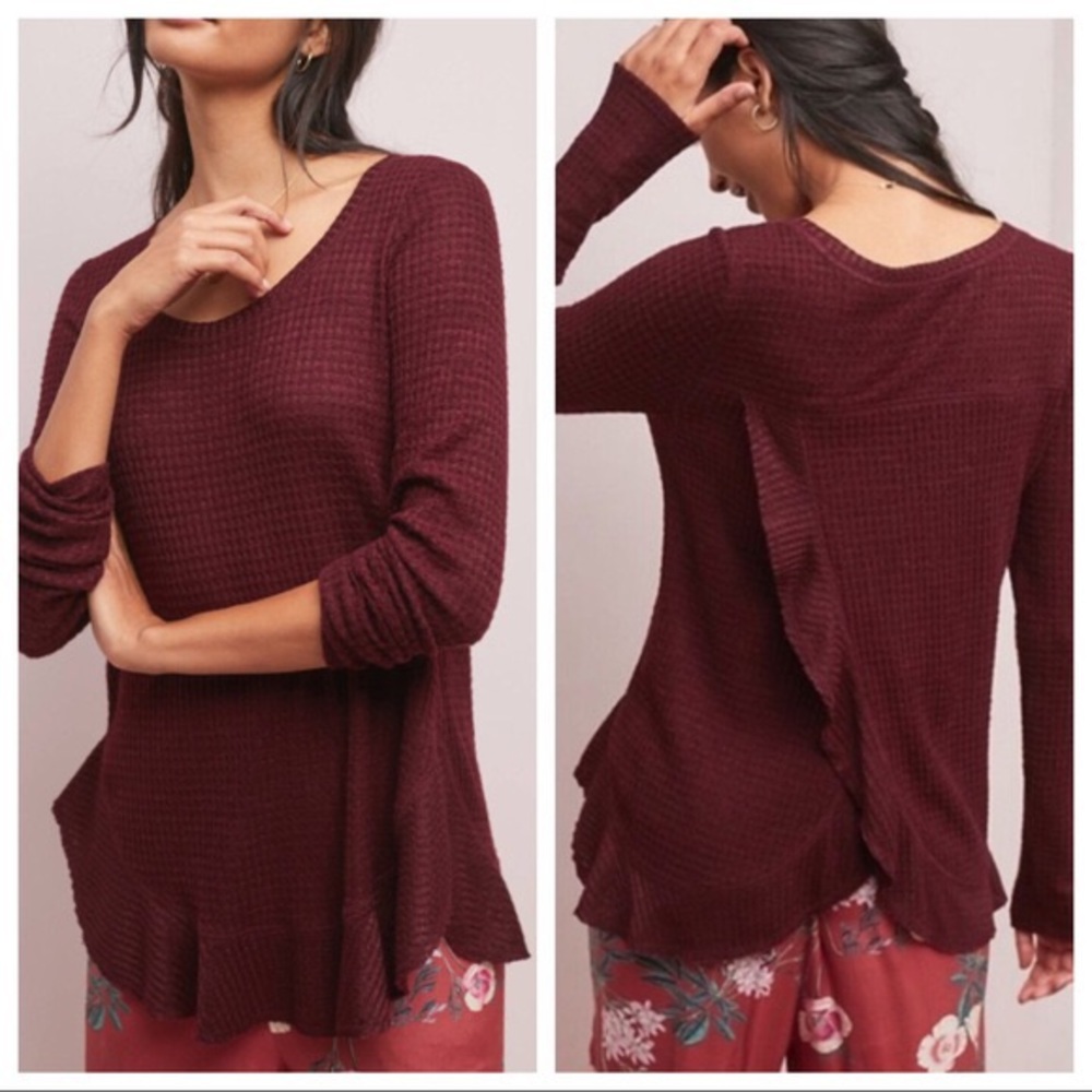 Anthropologie Saturday Sunday Waffle Shirt